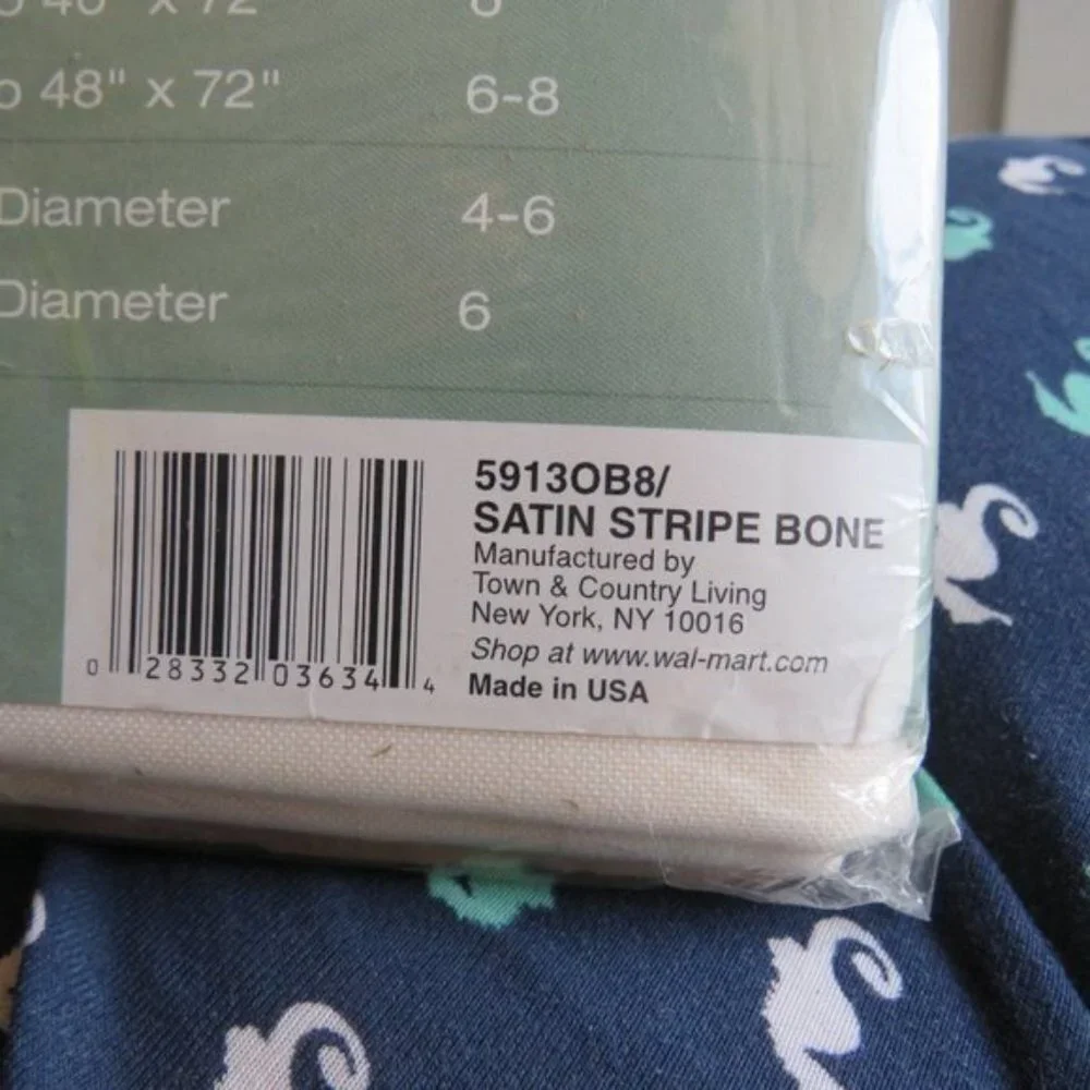 Home Trends satin stripe